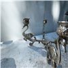 Image 2 : Vintage Silver-Plated Swan 4-Arm Candelabra