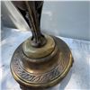 Image 6 : Antique Standing Brass and Marble Ashtray with Ornate Details