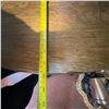 Image 3 : Antique Oak Round Pedestal Dining Table, 45-Inch