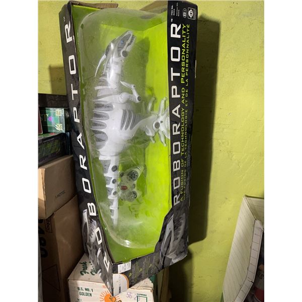 WowWee Roboraptor Interactive Dinosaur Toy in Box