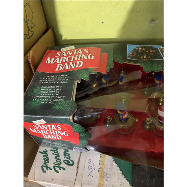 Santa's Marching Band Christmas Decoration Set