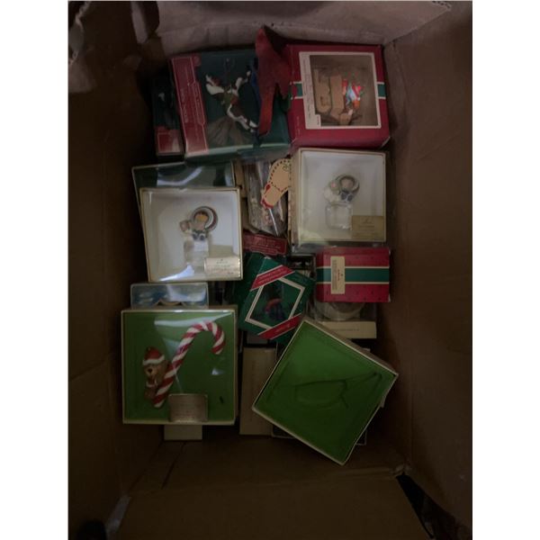 Christmas Tree Ornaments with Original Boxes