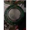 Image 3 : 3 Green Glass Mixing Bowls And Large Vintage Vinyl Record Collection