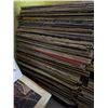 Image 9 : 3 Green Glass Mixing Bowls And Large Vintage Vinyl Record Collection