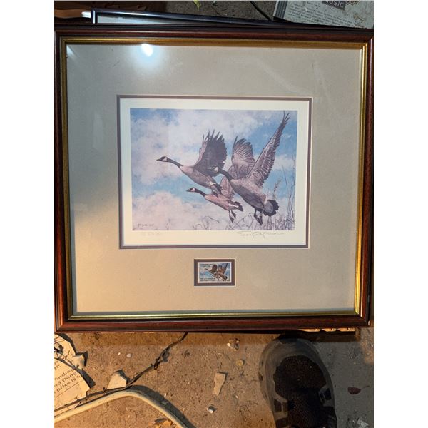 1987 Canada Wildlife Habitat Conservation Print and Stamp Set