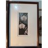 Image 1 : 2 Framed Artworks: 'Moth Orchid' Print and Ballet Dancer Print