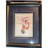Image 3 : 2 Framed Artworks: 'Moth Orchid' Print and Ballet Dancer Print