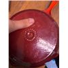 Image 3 : Le Creuset Red Enamel Cast Iron Skillet, 26 cm