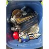 Image 1 : Collectible Items Including Lunch Box and Ceramics