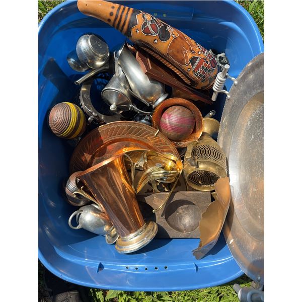 Metalware, Barware, and Decorative Lot