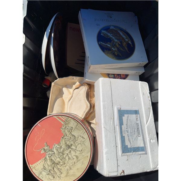 Collector Plates and Figurines, with Certificates