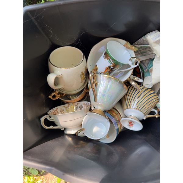 Japanese Porcelain Teacups and Saucers