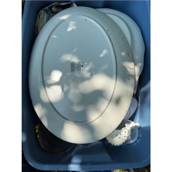 Johnson Brothers England Willow Pattern Serving Platters
