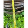 Image 2 : Large Steel Fire Pit Ring with Grates, 23 Inches Tall