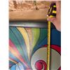 Image 3 : Framed Abstract Jazz Musician Painting, 32 x 32 Inches