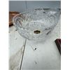 Image 1 : Crystal Footed Serving Bowl 24% Lead Crystal