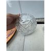 Image 2 : Cut Glass Crystal Serving Bowl