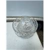 Image 1 : Cut Crystal Bowl and Dome-Shaped Lid Set