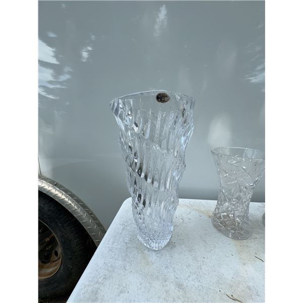 Bohemia Crystal Twisted Pattern Vase