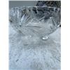 Image 1 : Cut Glass Footed Serving Bowl