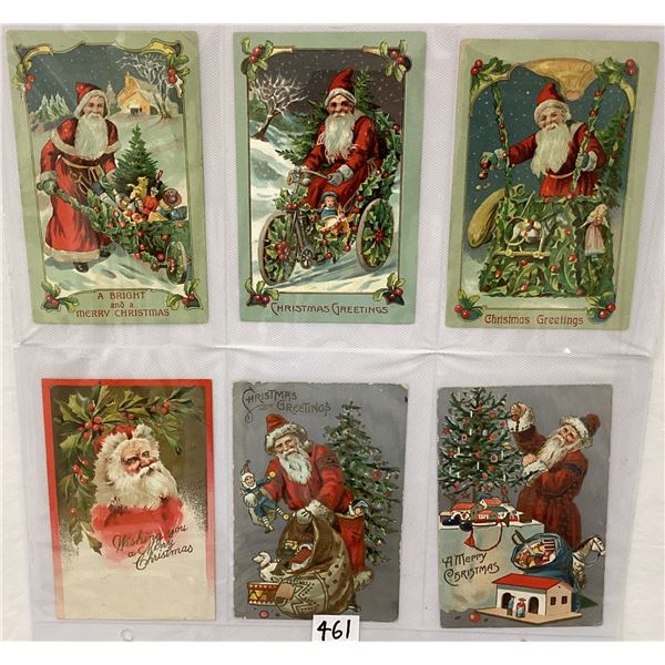 Santa Claus Christmas Holiday Greeting Album Approx. 60 Postcards