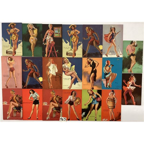 Mutoscope Pin Ups Arcade Cards 40+