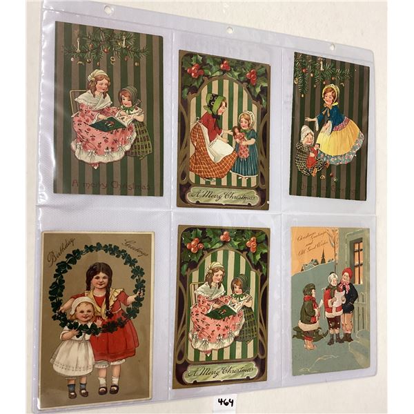 PFB Holiday Greeting Postcard Album 80+