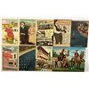 Image 2 : Interesting & Colorful Linen Postcards Approx. 80