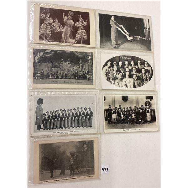 Circus & Performer Related Postcards 12