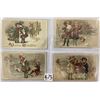 Image 2 : Christmas Winsch Holiday Children Greeting Postcards 24