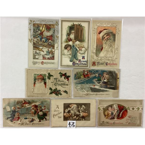 Winsch Santa Claus Christmas Holiday Greeting Postcards 8
