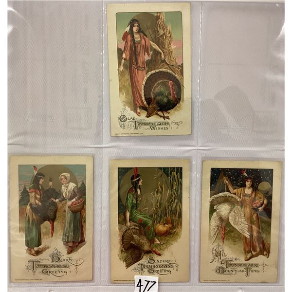 Winsch Thanksgiving Holiday Greeting Postcards 29