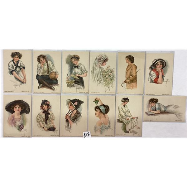 Ladies Signed Artist Postcards 12