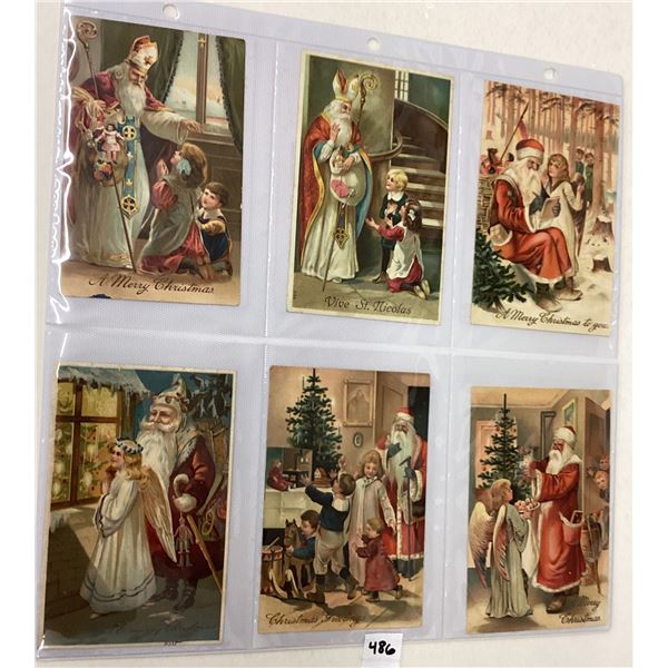 Santa Claus Holiday Greeting Christmas Postcards 26