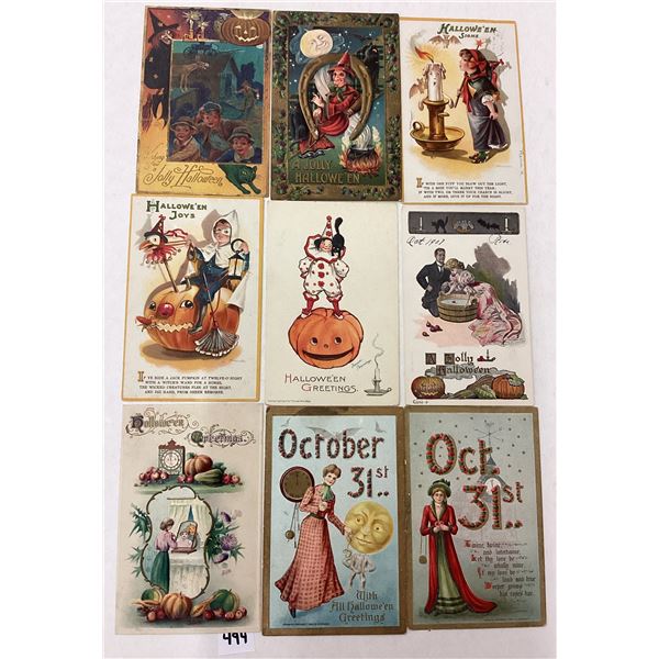 Halloween Holiday Greeting Postcards 11