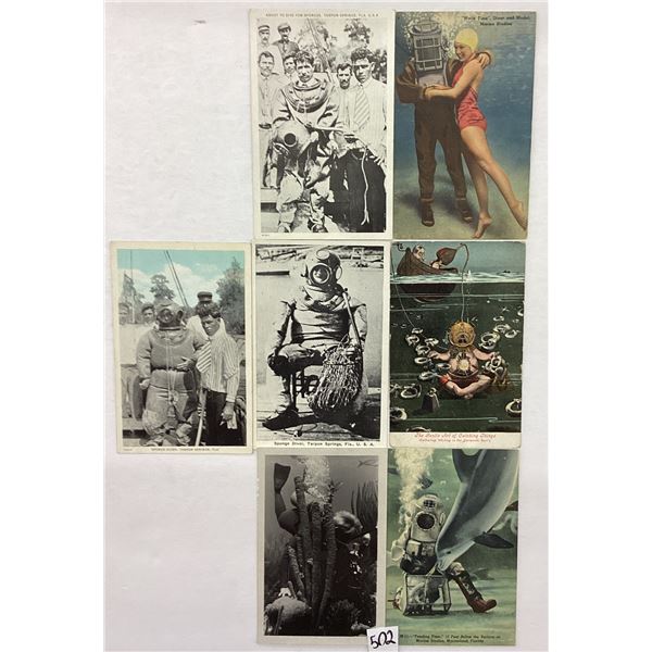 Sponge Diver Postcards 16