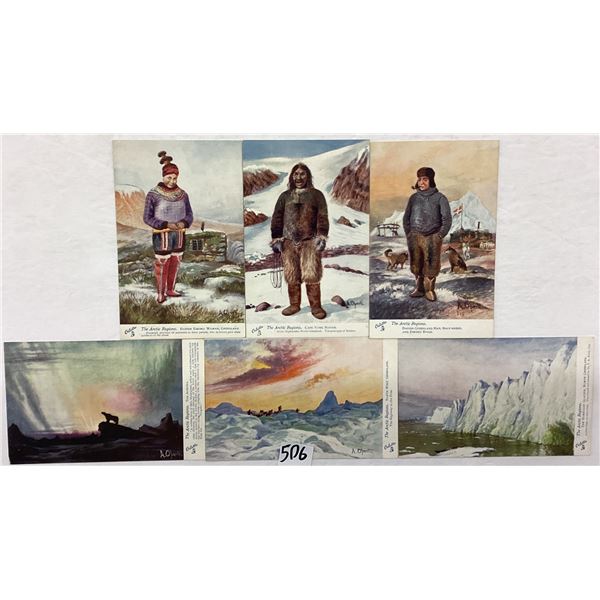 Tuck Signed Artist Arctic Region Postcards 6