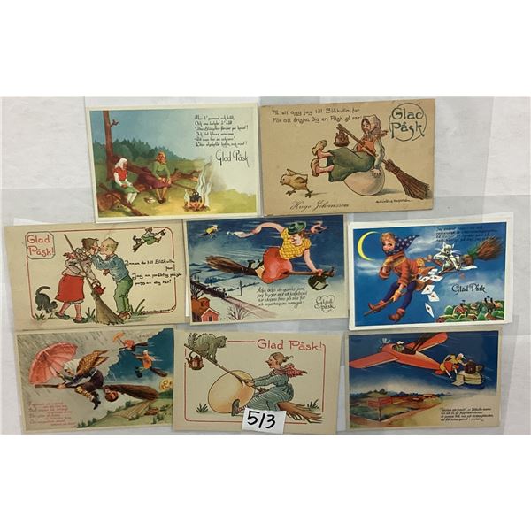 Glad Pask Easter Holiday Greeting Postcards 15