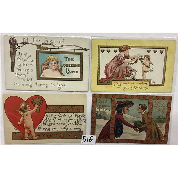 HBG Valentine Holiday Greeting Postcards 24