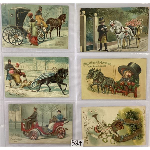 New Year Holiday Greeting Album Postcards 100+