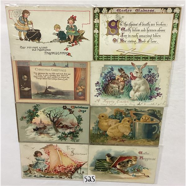Tuck Holiday Greeting Postcards Approx. 60