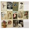 Image 3 : Lady Greeting Postcards Approx. 90