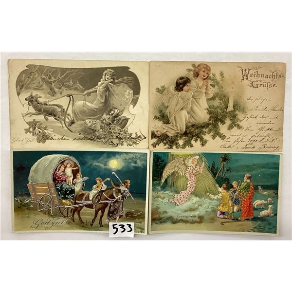 Angel Holiday Greeting Postcards 45+