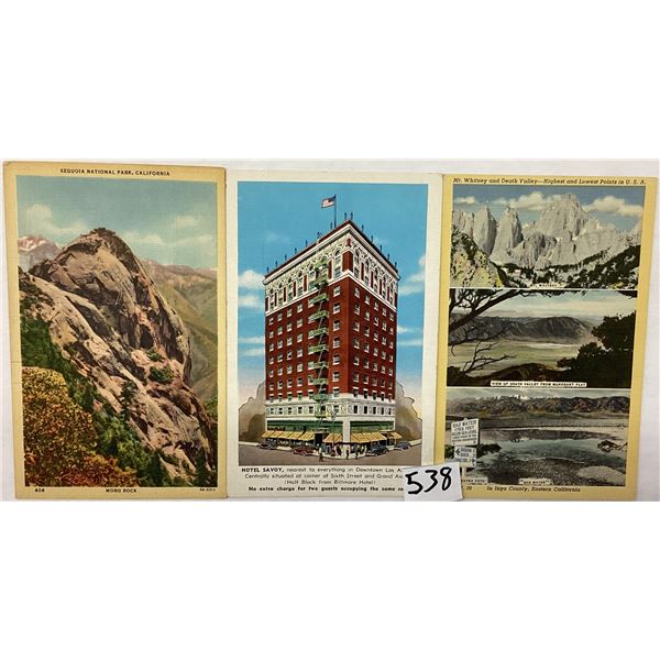 Linen California Postcards Approx. 690