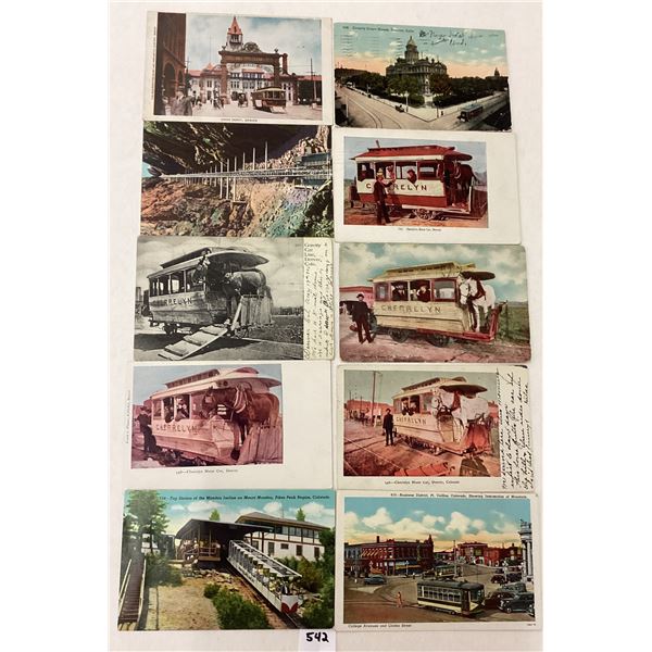 Colorado Trolley Postcards 40+