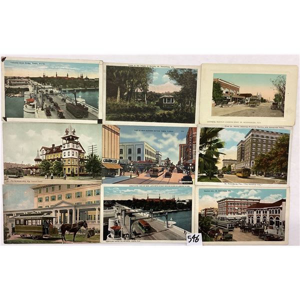 Florida & Georgia Trolley Postcards 25