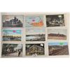 Image 4 : Partial Sorted Railroad Train Postcards Approx. 90