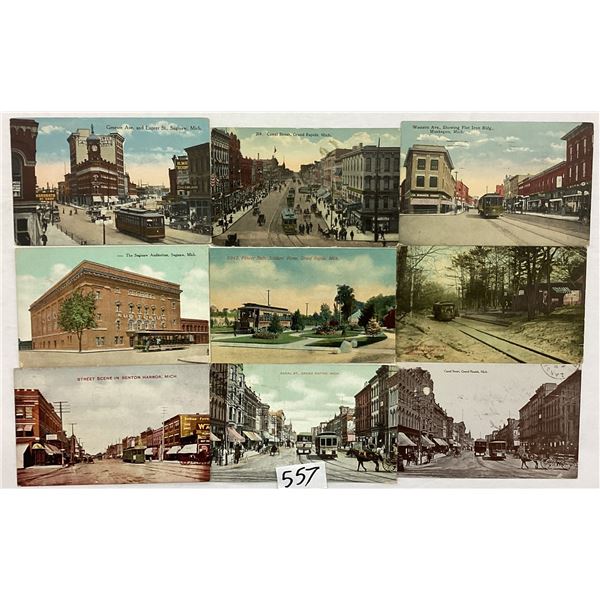 Michigan Trolley Postcards 39