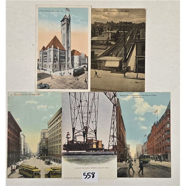 Trolley Postcards 40+