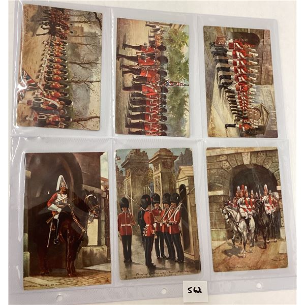 Tuck English Military & People Postcard Album 40+